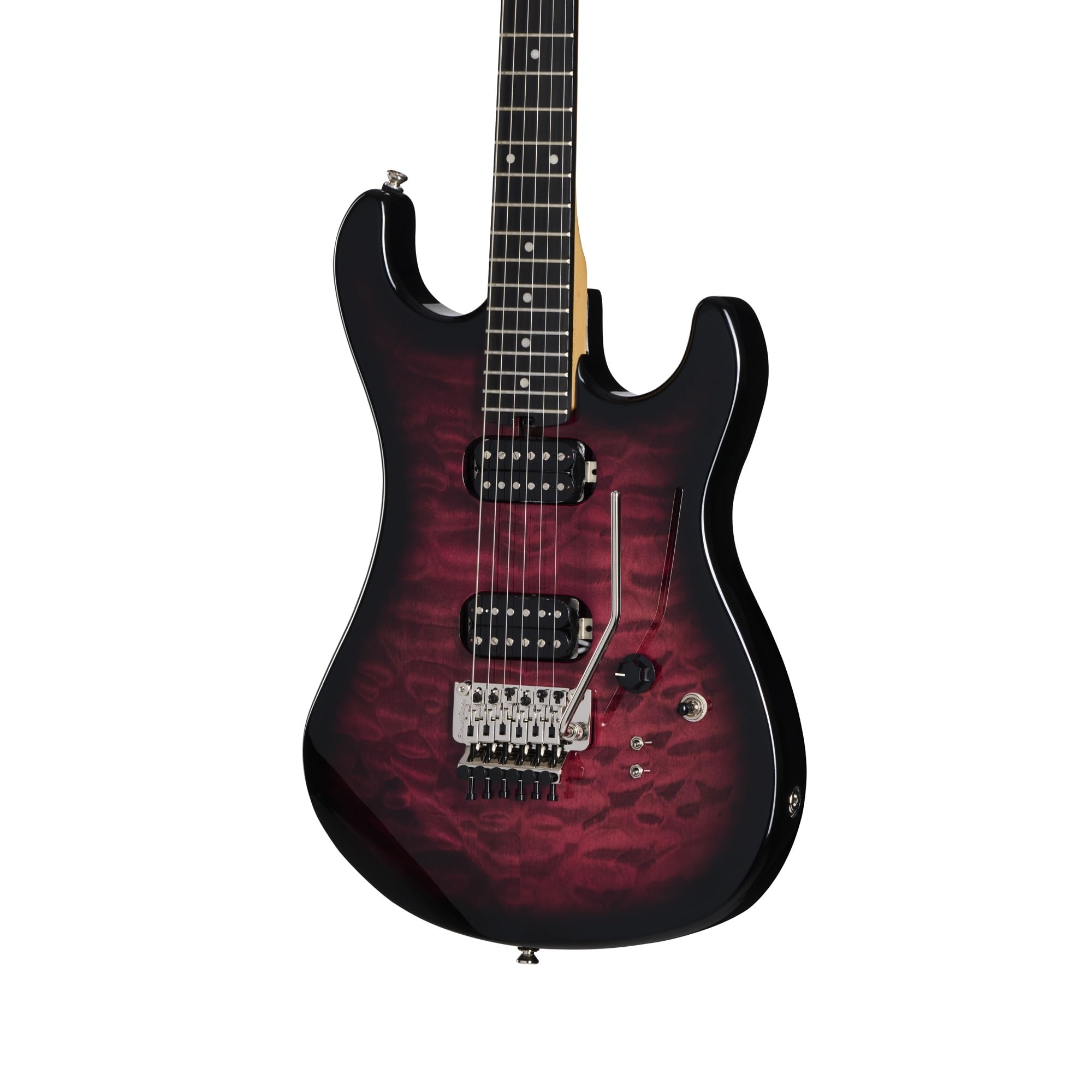 FERNANDES ハムバッカーLEDネック搭載 ブラックハート！フロイドローズ FERNANDES ハムバッカーLEDネック搭載 ブラックハート！フロイドローズ